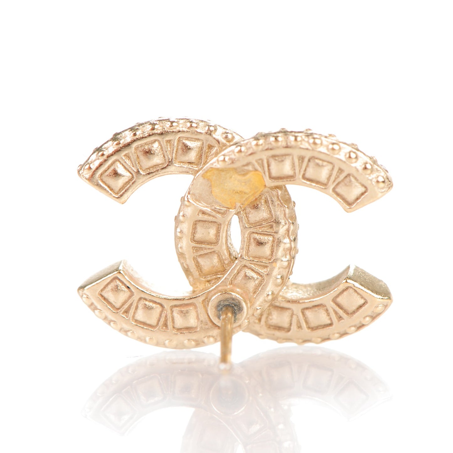 Crystal CC Earrings Gold