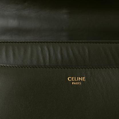 Celine Satinated Calfskin Medium 16 Top Handle Bag Khaki 12 of 12