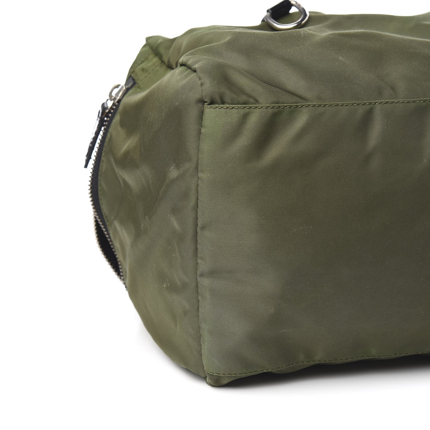 Prada Tessuto Nylon Duffel Loden 7 of 9