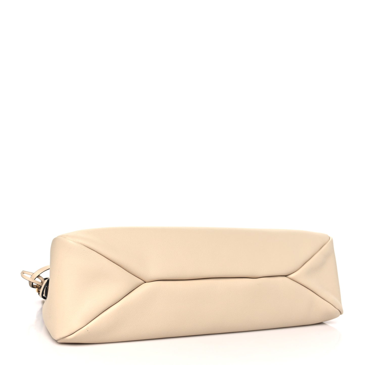 Soft Calfskin Large Aimée Shoulder Bag Travertine