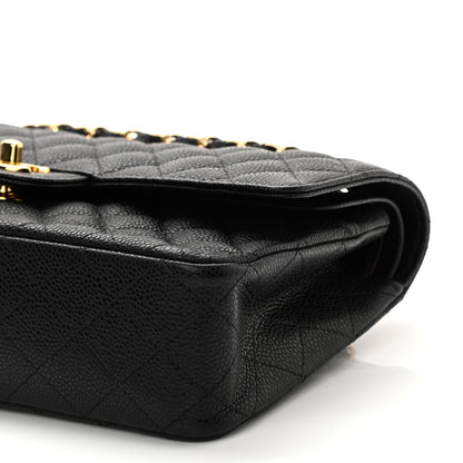 Chanel Caviar Quilted Medium Double Flap Black 10 of 10