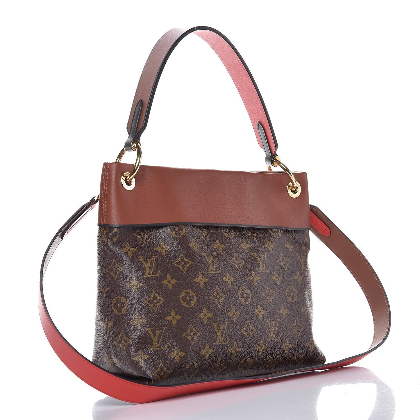 Monogram Tuileries Besace Caramel Rouge