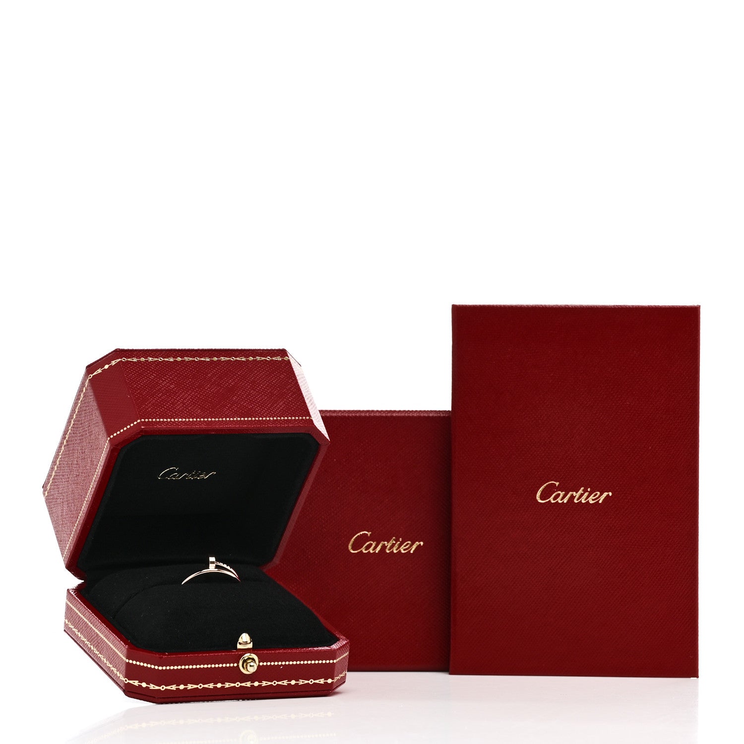 Cartier 18K Pink Gold Small Juste Un Clou Ring 55 7.25 6 of 6