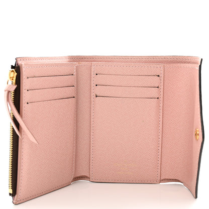 Louis Vuitton Damier Ebene Victorine Wallet Rose Ballerine 5 of 10