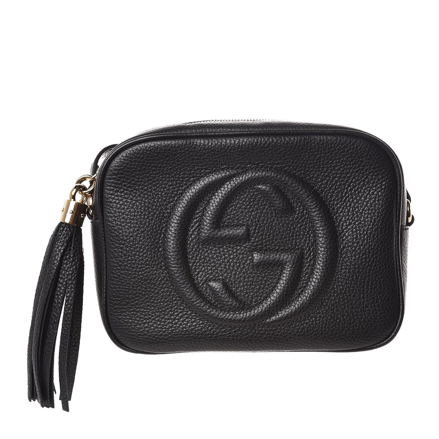 Gucci Pebbled Calfskin Small Soho Disco Bag Black 1 of 9