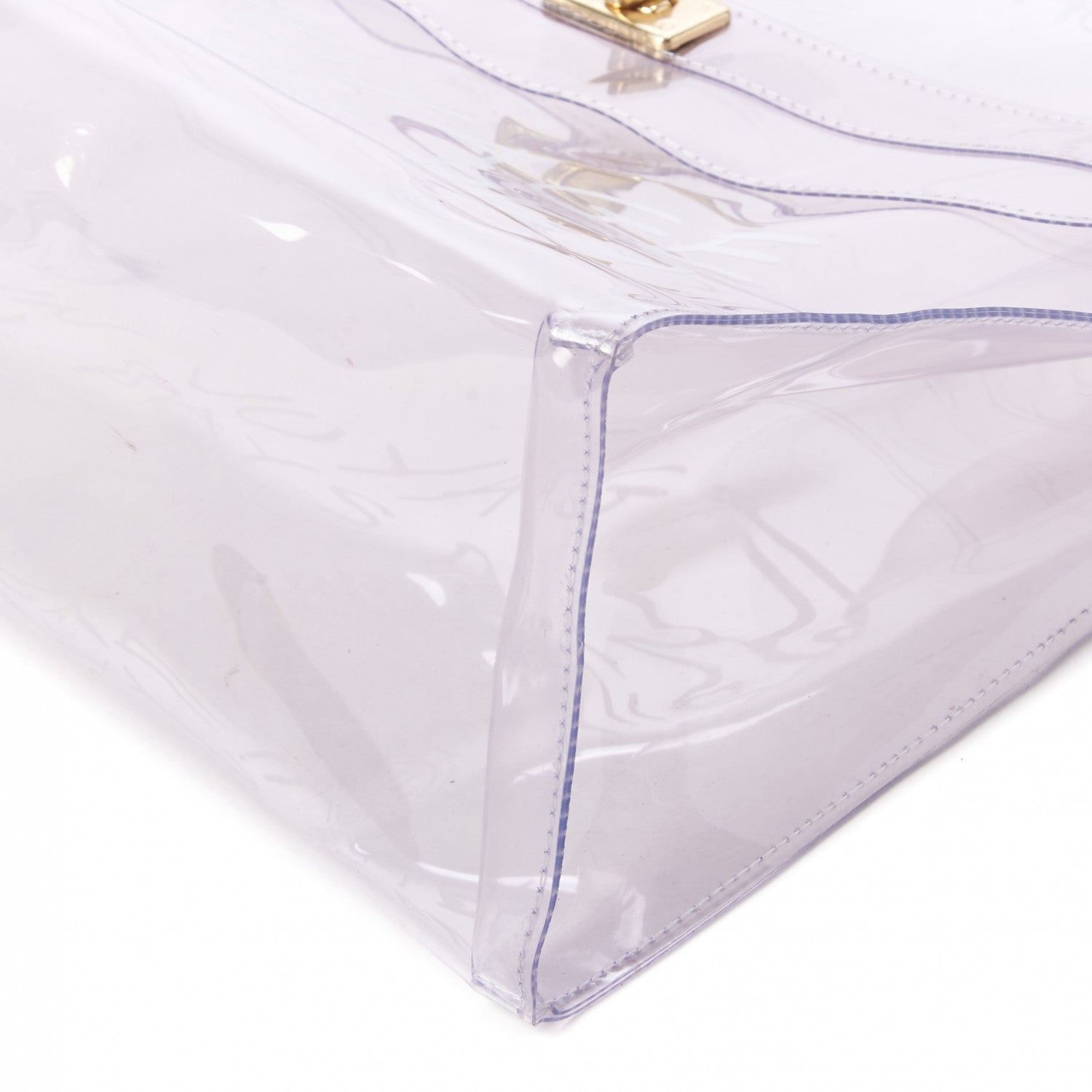 Hermes Vinyl Souvenir De L'Exposition Kelly Transparent 4 of 7
