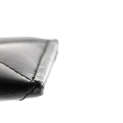 Chanel Lambskin Quilted Chanel 19 Card Holder Black 10 of 11