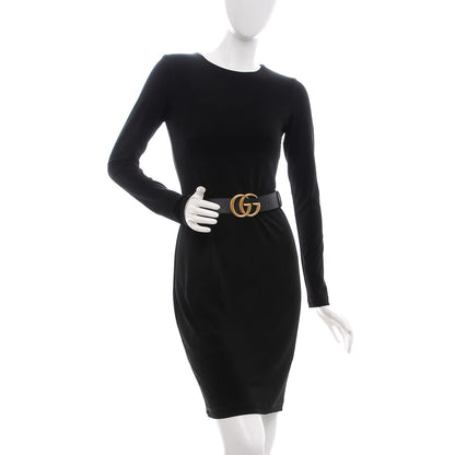 Gucci Calfskin Double G 40mm Belt 80 32 Black 2 of 6