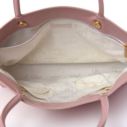 Chanel Caviar CC Tote Pink 5 of 24