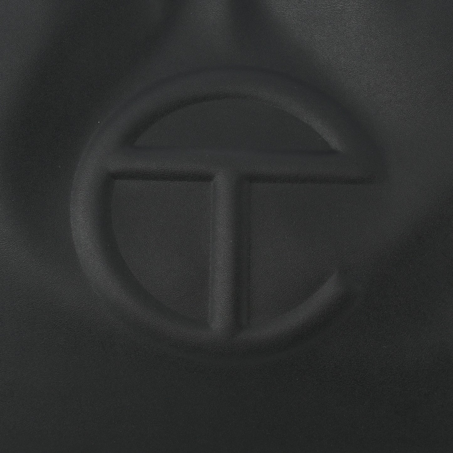 Vegan Leather Medium Shopping Bag Black