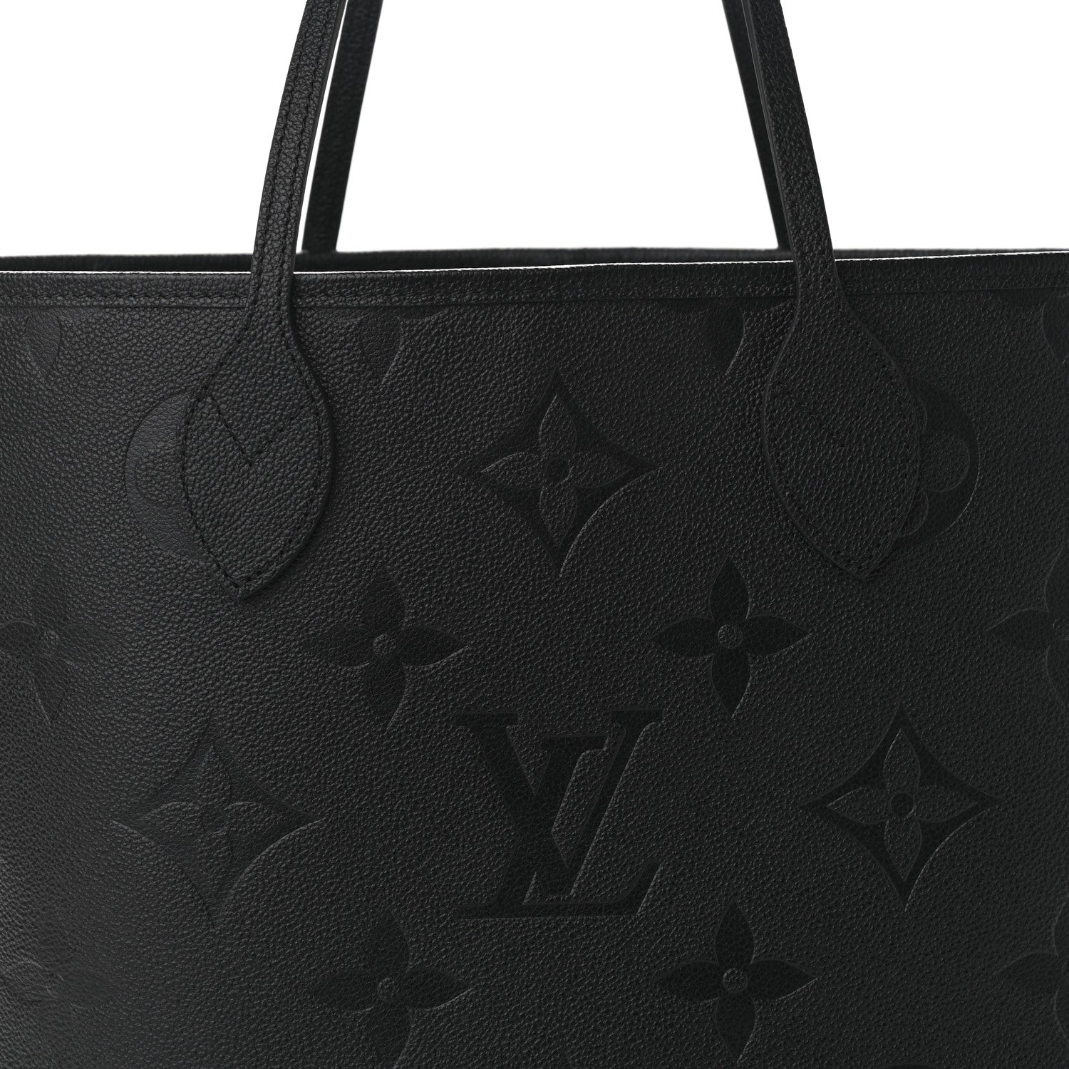 Louis Vuitton Empreinte Monogram Giant Neverfull MM Black 8 of 10