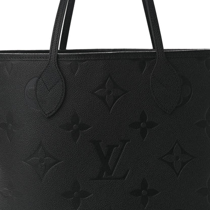 Louis Vuitton Empreinte Monogram Giant Neverfull MM Black 8 of 10