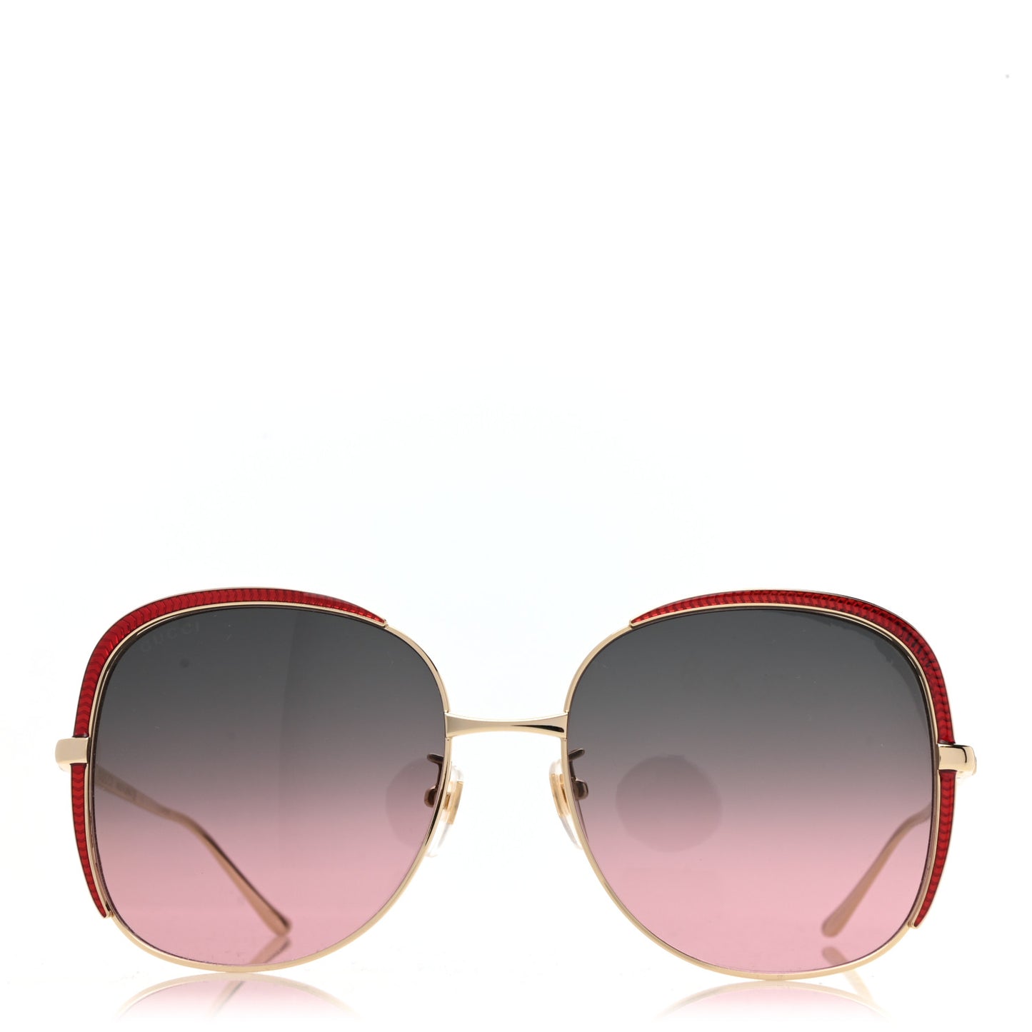 Acetate Oversize Square Frame GG0400S Sunglasses Gold
