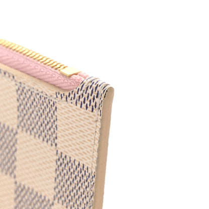Louis Vuitton Damier Azur Neverfull MM GM Pochette  Rose Ballerine 9 of 9