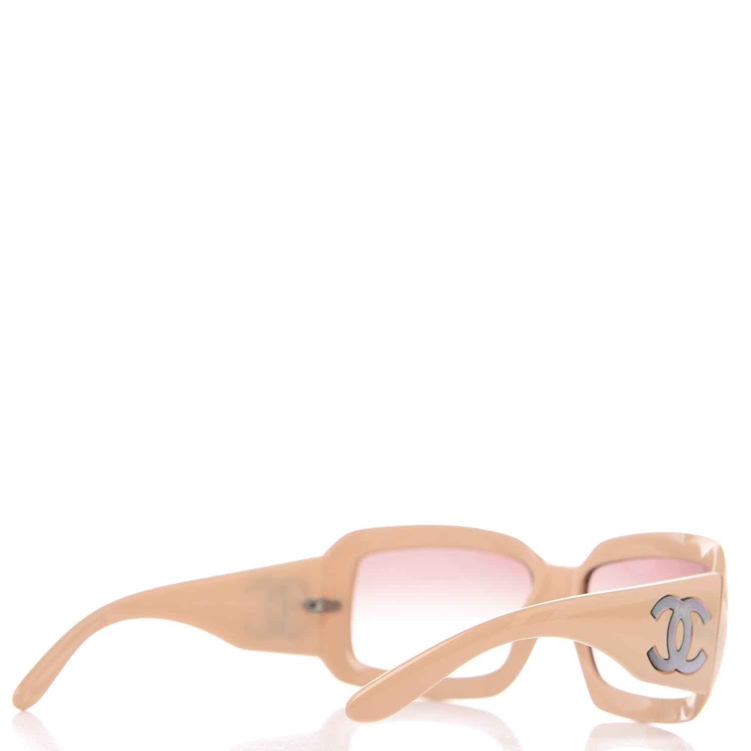 Chanel Mother of Pearl CC 5076-H Sunglasses Beige 4 of 7