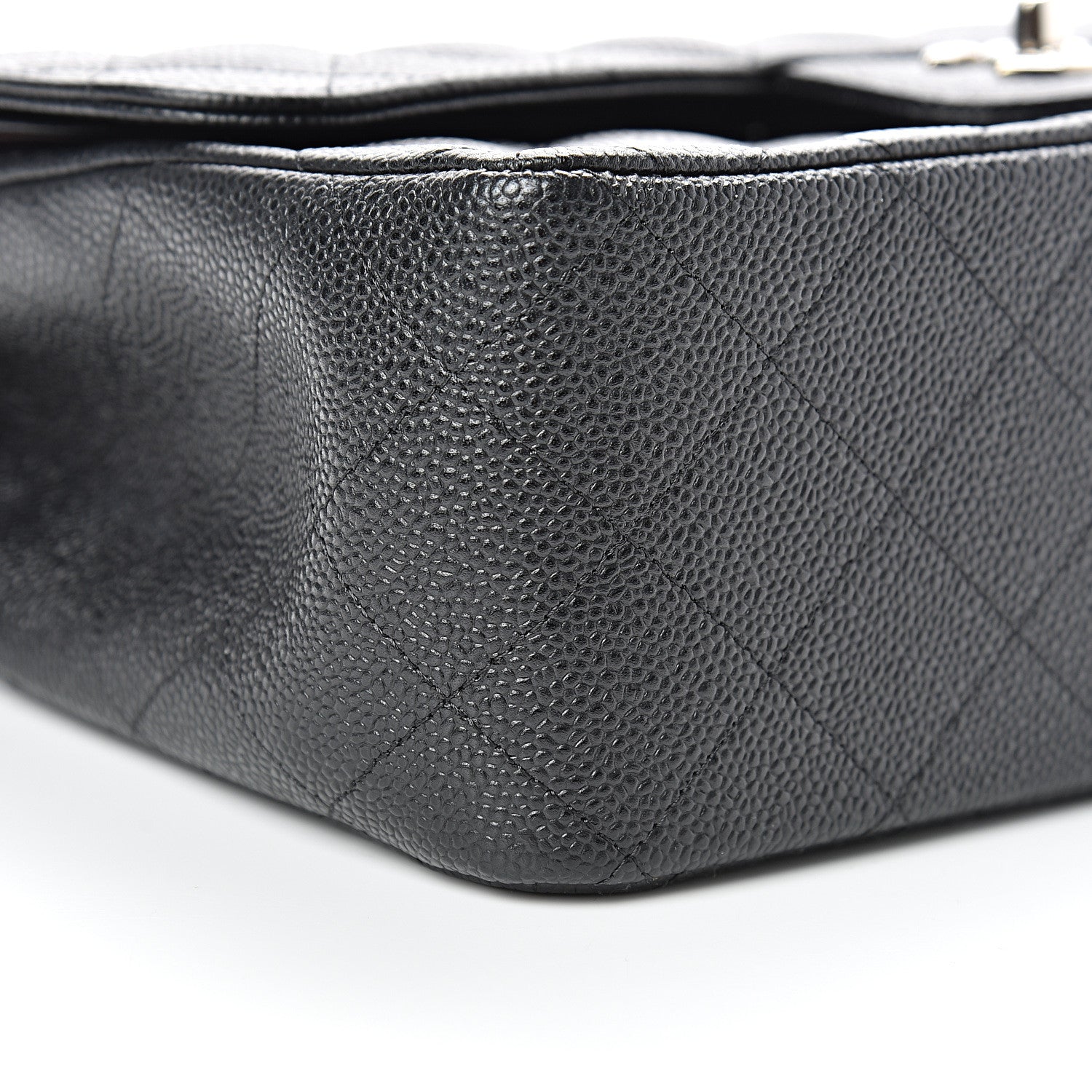 Chanel Caviar Quilted Jumbo Double Flap Black 8 of 11