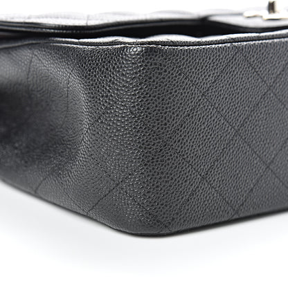Chanel Caviar Quilted Jumbo Double Flap Black 8 of 11