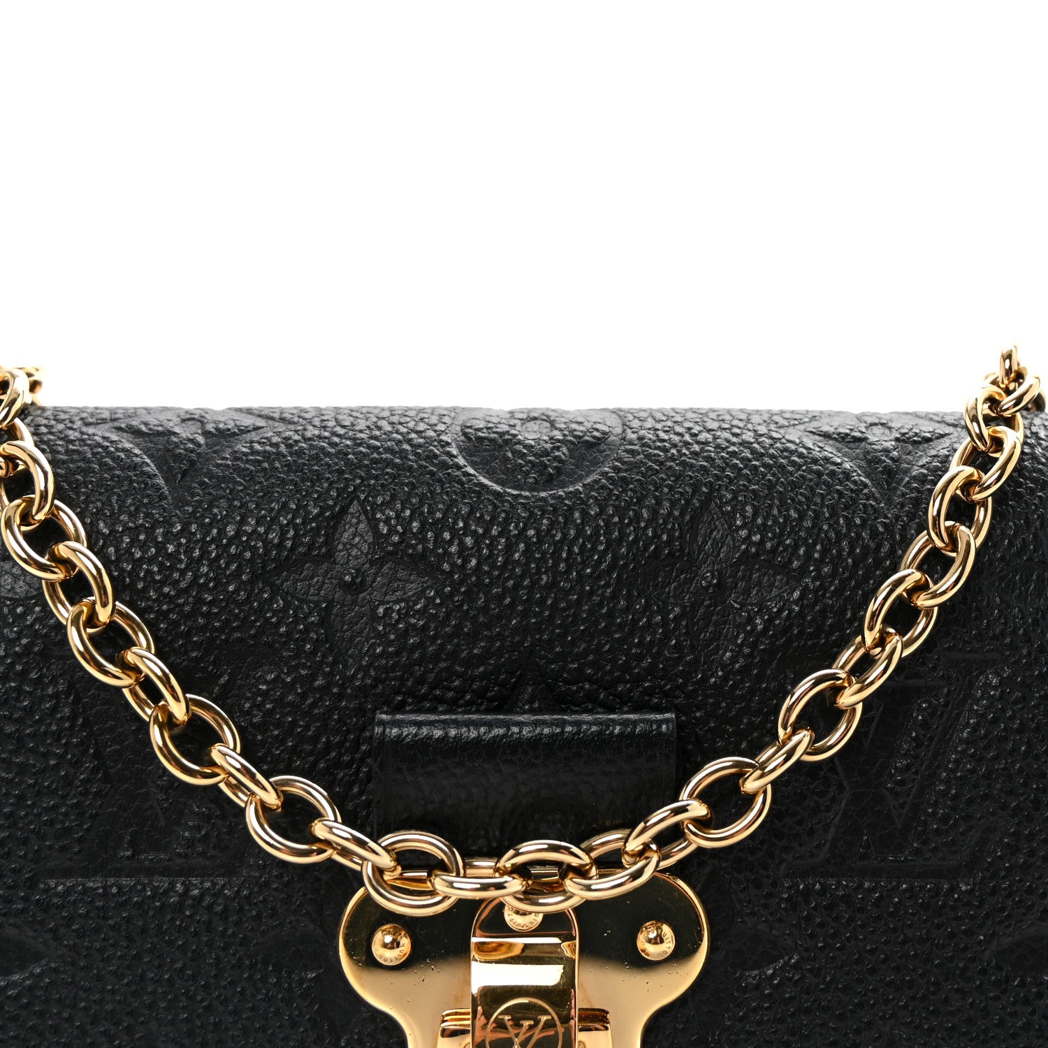 Louis Vuitton Empreinte Vavin Chain Wallet Black 7 of 9
