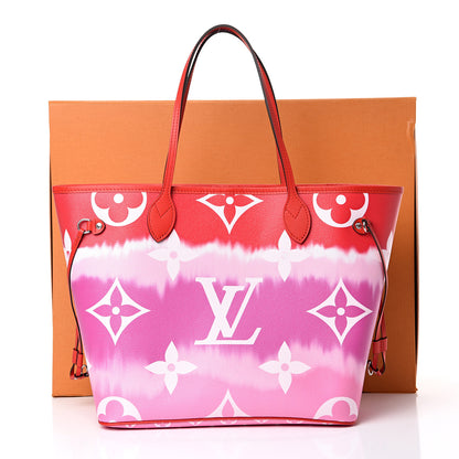 Louis Vuitton Monogram Escale Neverfull MM Rouge 10 of 10
