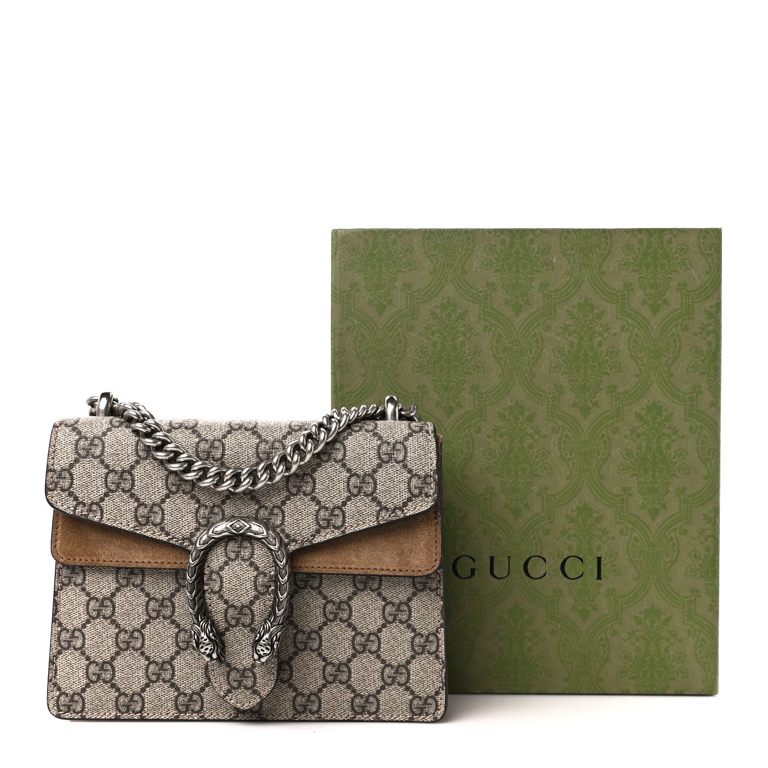 Gucci GG Supreme Monogram Mini Dionysus Shoulder Bag Taupe 11 of 11
