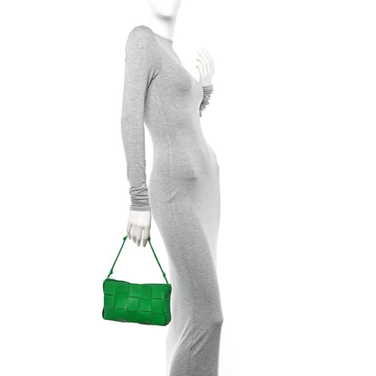 Bottega Veneta Calfskin Maxi Intrecciato Cassette Pouch On Strap Parakeet 2 of 10