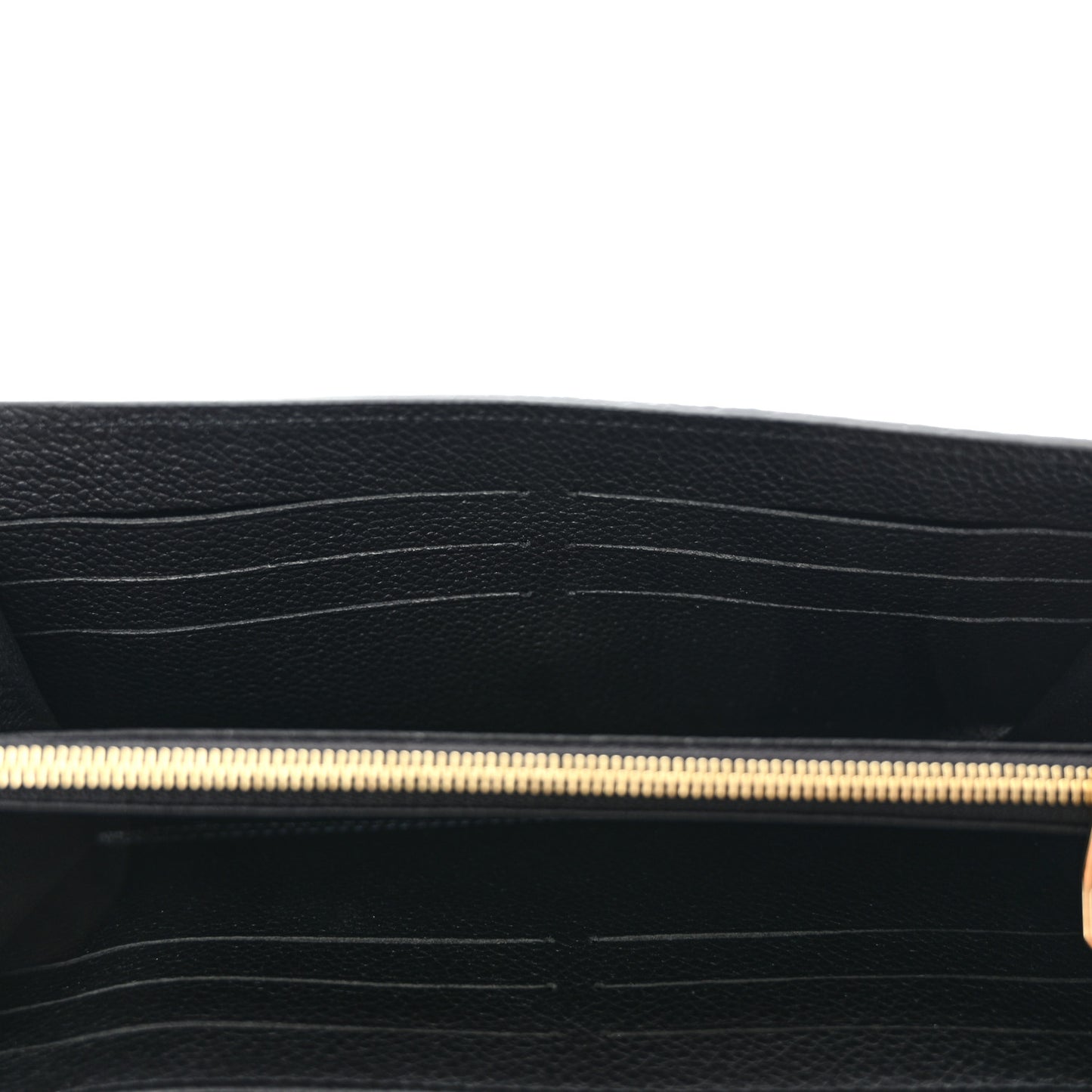Empreinte Monogram Giant Crafty Sarah Wallet Creme Black