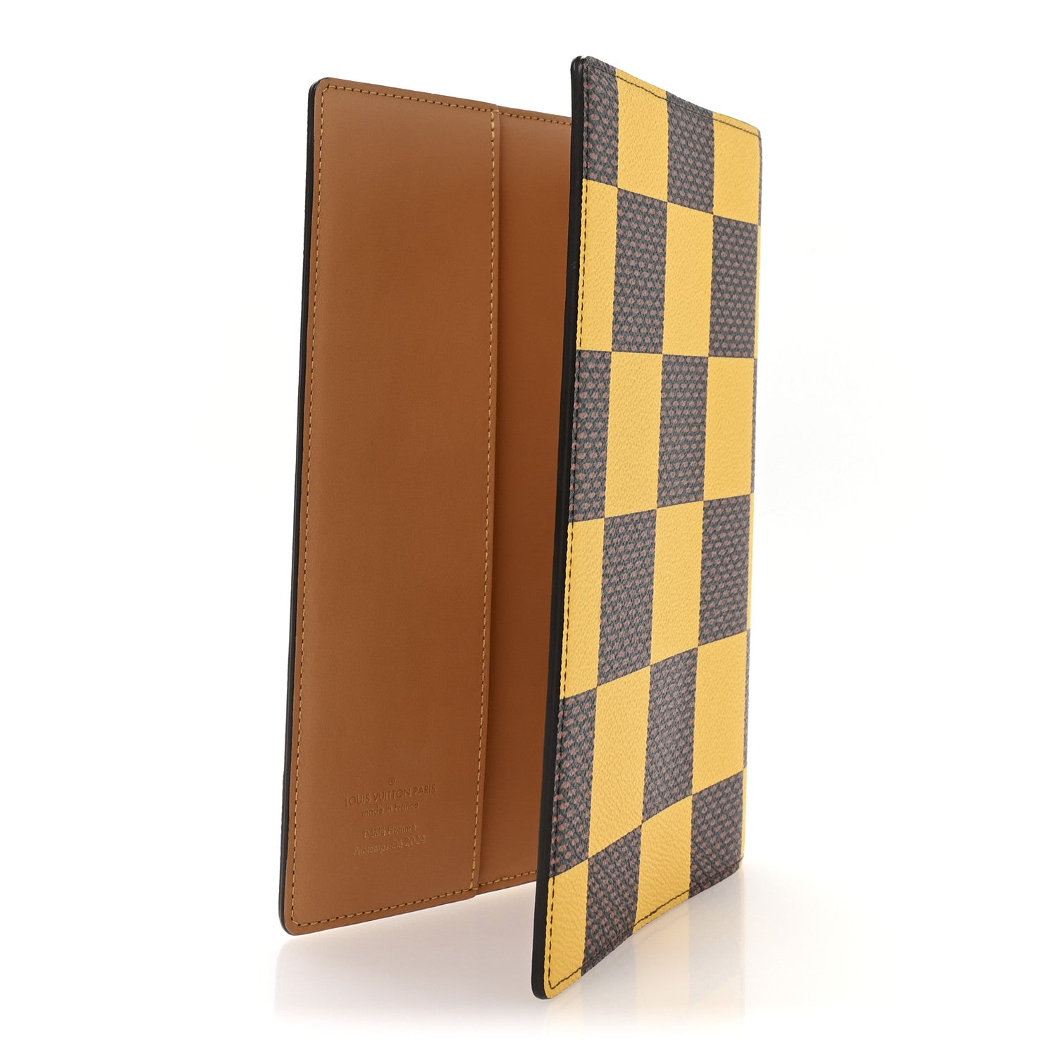 Louis Vuitton Damier Pop Auguste Notebook Cover Yellow 3 of 6