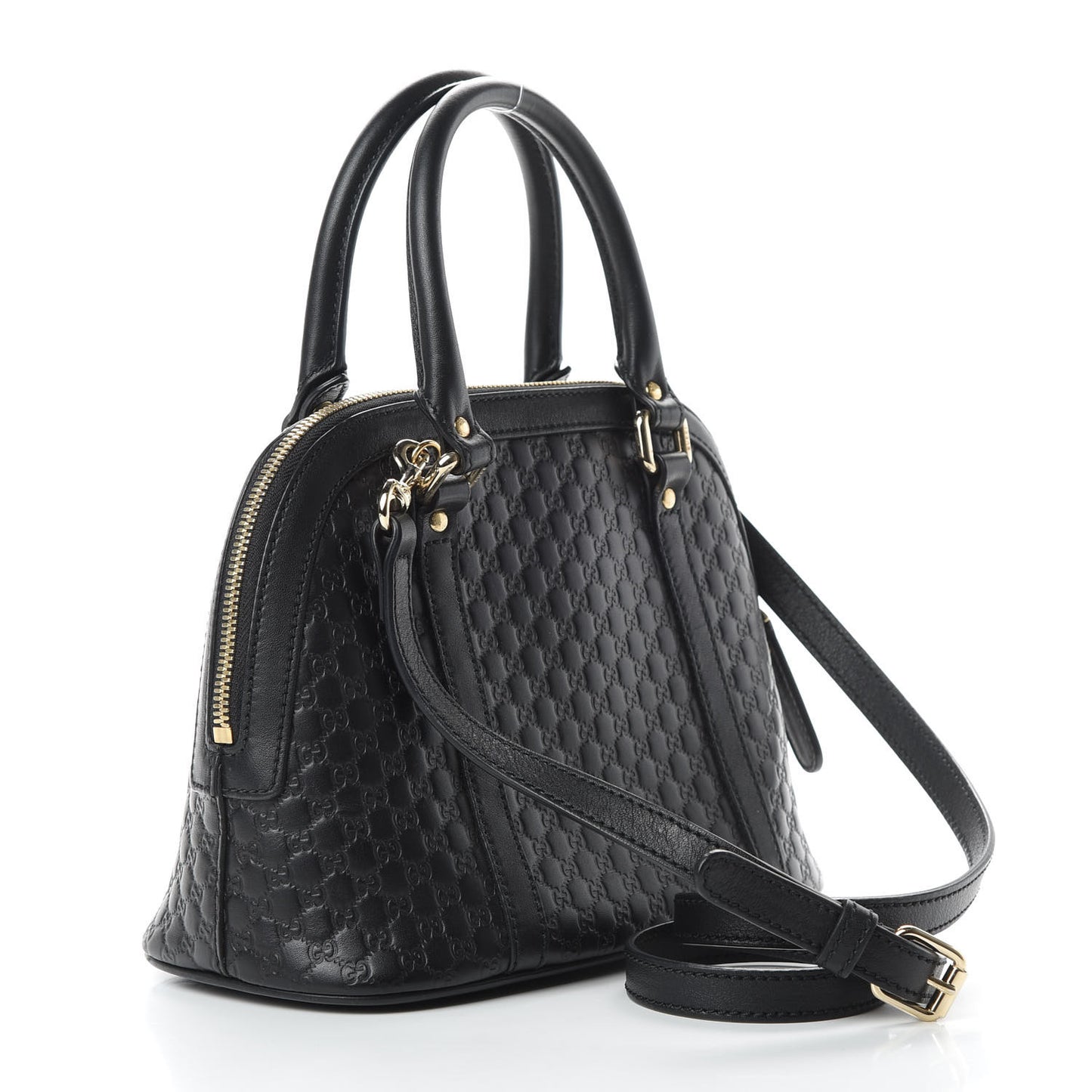 Microguccissima Mini Dome Bag Black