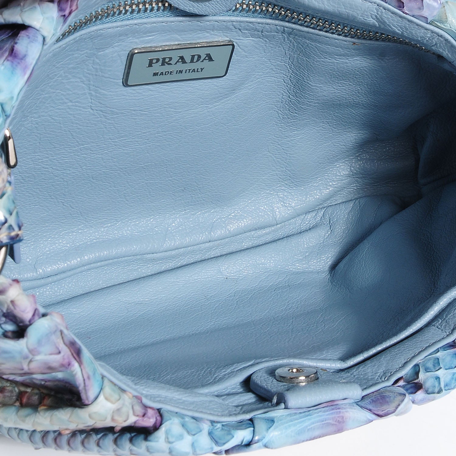 Prada Python Alligator Shoulder Flap Bag Voyage 6 of 9