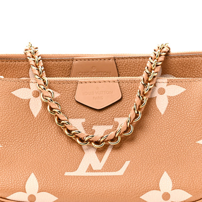 Louis Vuitton Empreinte Monogram Giant Multi Pochette Accessories Arizona Creme 8 of 10