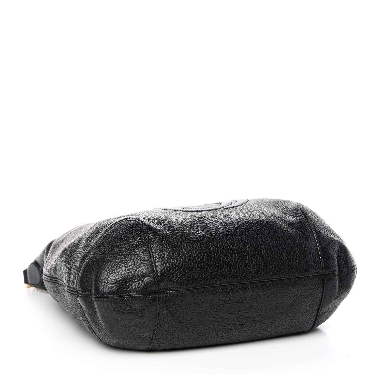 Gucci Pebbled Calfskin Medium Soho Chain Hobo Black 4 of 11
