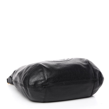 Gucci Pebbled Calfskin Medium Soho Chain Hobo Black 4 of 11