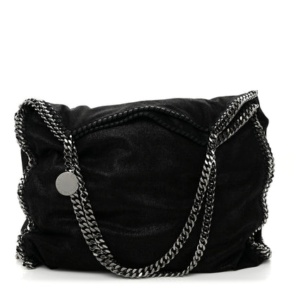 Stella McCartney Shaggy Deer Falabella Fold Over Tote Black 1 of 11