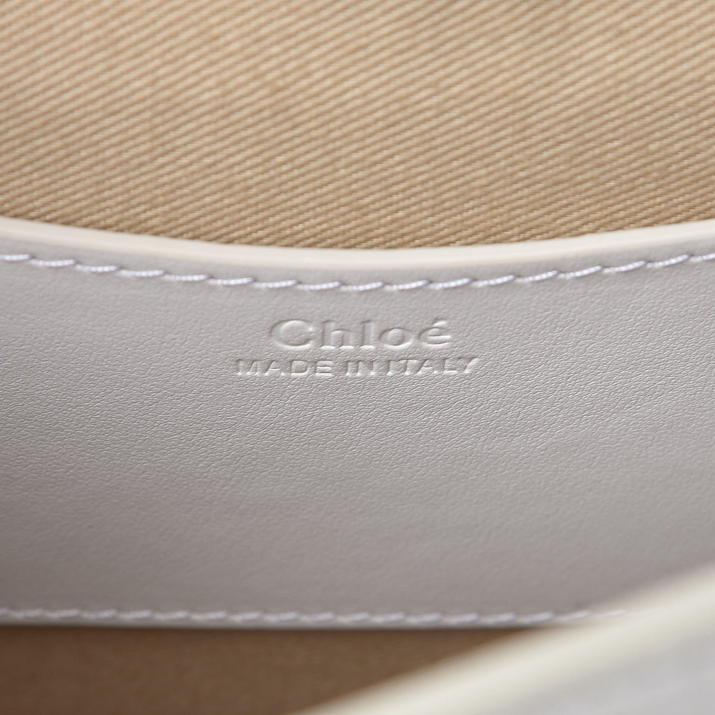Calfskin Small Tess Bag Brilliant White