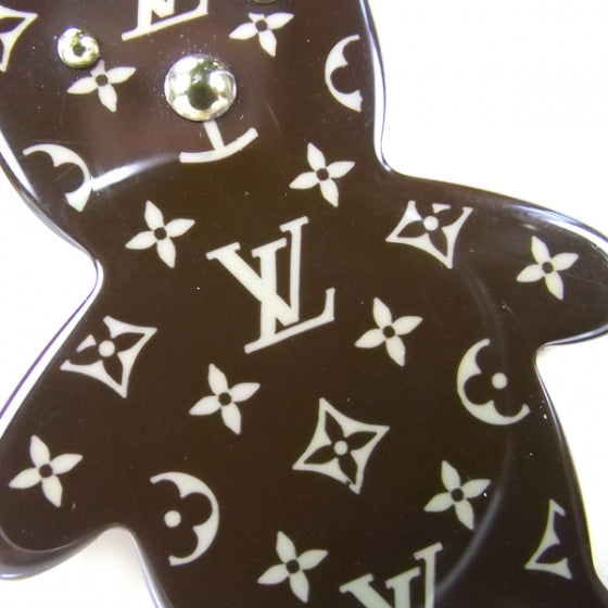 Louis Vuitton Monogram Damier Teddy Bear Brooch Set 5 of 7