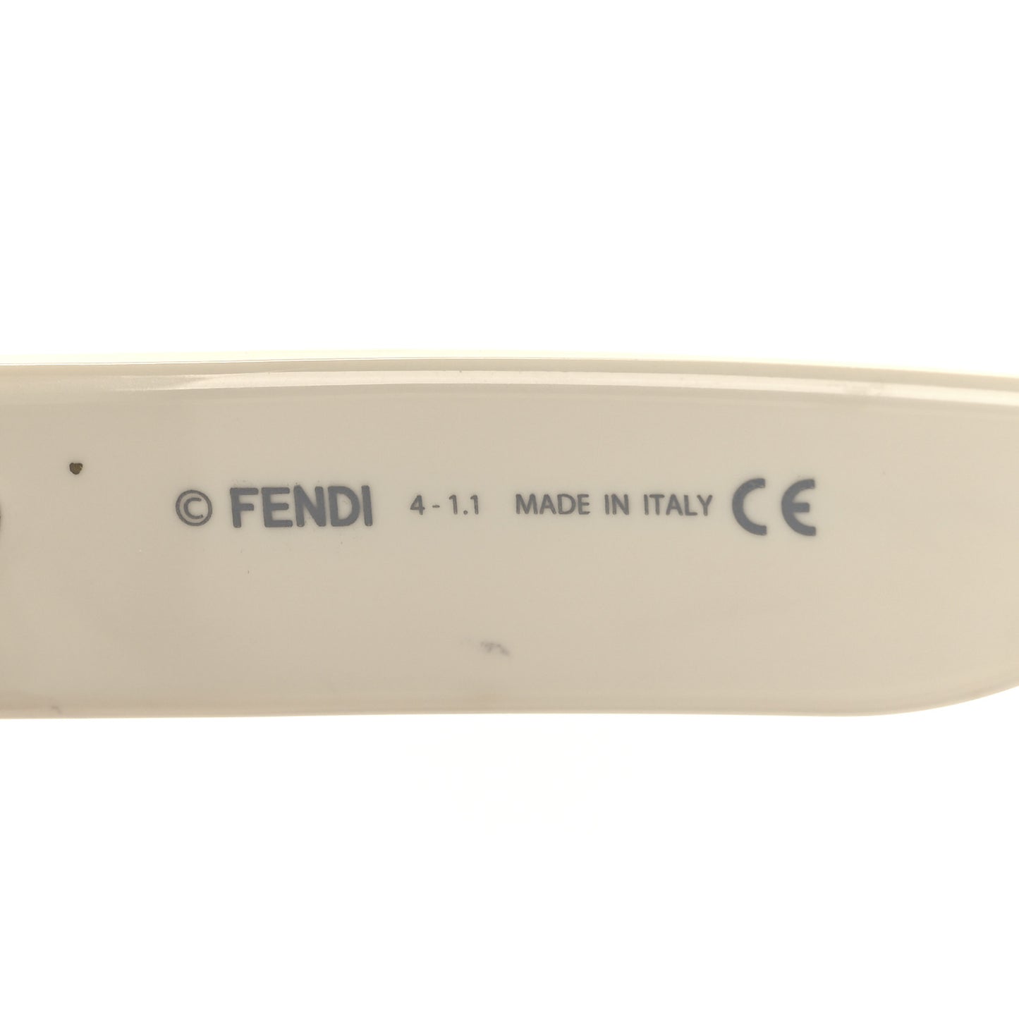 Acetate FF Fendi Butterfly Sunglasses FE40017I White