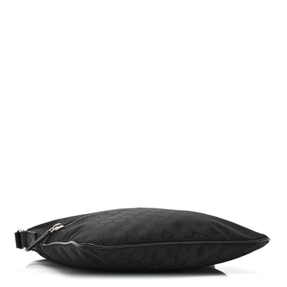 Gucci Nylon Monogram Small Flat Messenger Bag Black 4 of 11