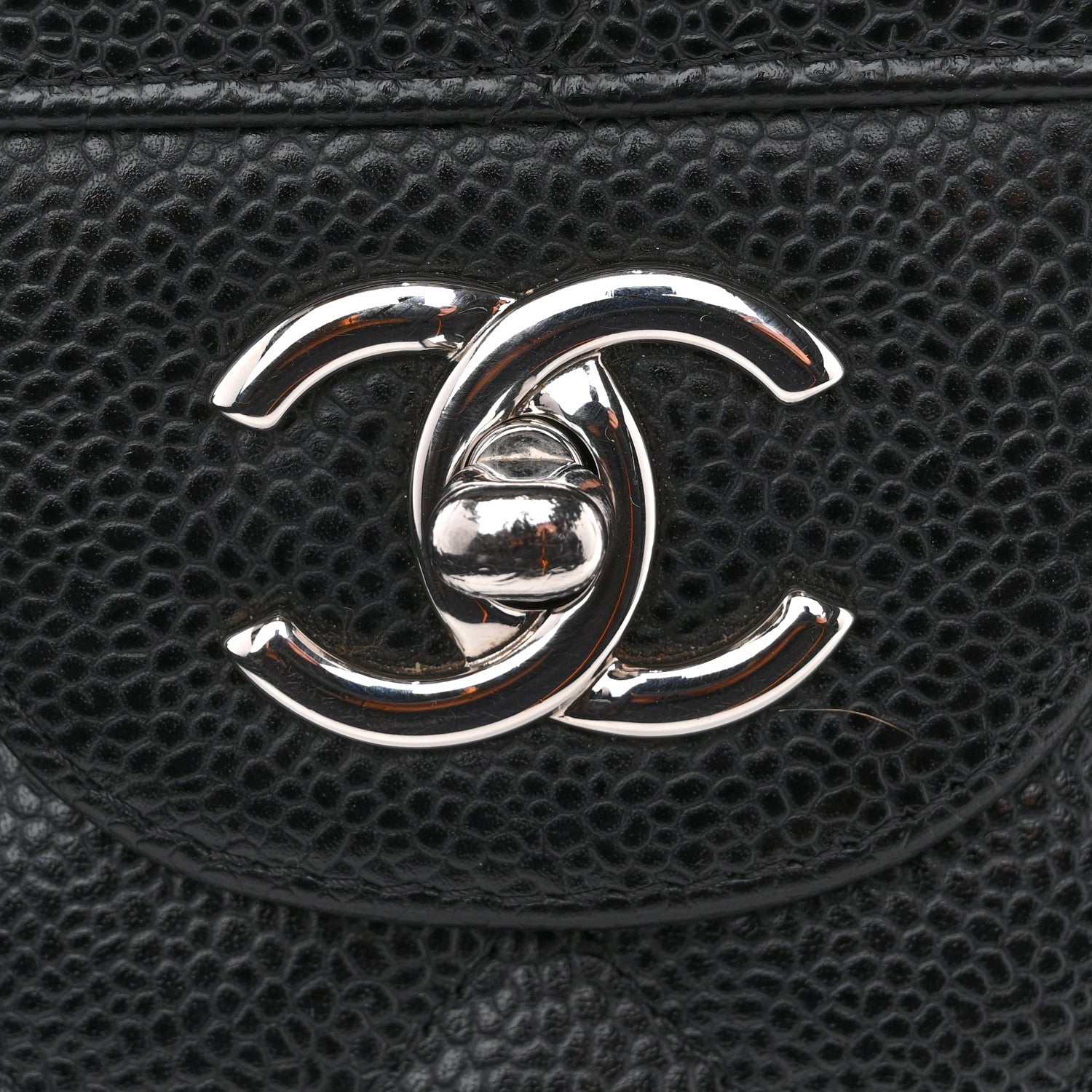 Chanel Caviar Quilted Jumbo Double Flap Black 13 of 13