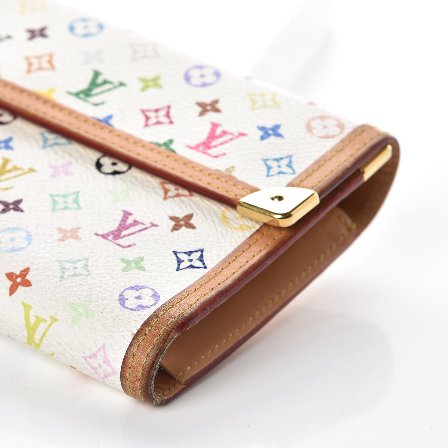 Monogram Multicolor Porte Tresor International Wallet White