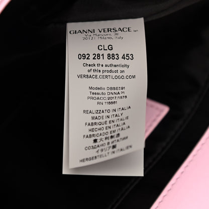 Versace Smooth Calfskin Palazzo Chain Evening Bag Pink 7 of 13