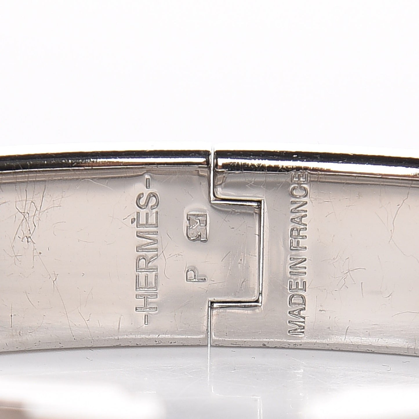 Enamel Narrow Clic Clac H Bracelet PM Rose Dragee