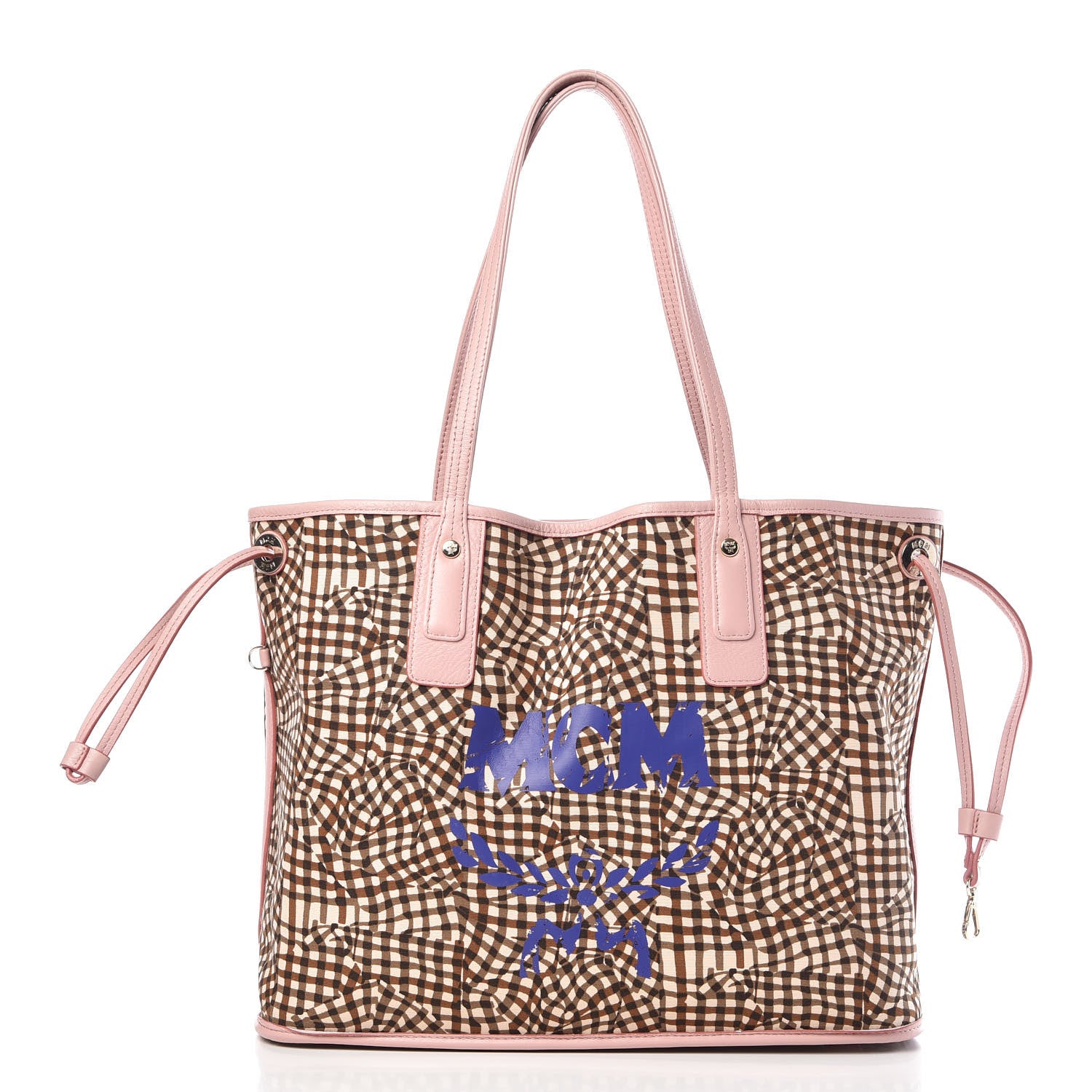 MCM Visetos Medium Liz Reversible Shopper Tote Soft Pink 5 of 18