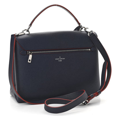 Louis Vuitton Soft Calfskin My Lockme Top Handle Marine Rouge 3 of 10