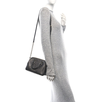Louis Vuitton Shimmery Empreinte Monogram Giant Speedy Bandouliere 20 Gun Metal 2 of 9