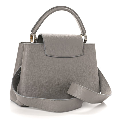 Louis Vuitton Taurillon Moonstone Capucines MM Galet 3 of 8