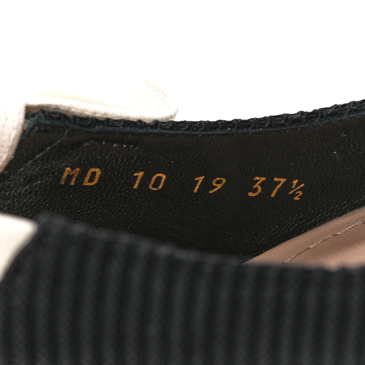 Technical Canvas Ribbon J Adior Slingback 65mm Pumps 37.5 Black