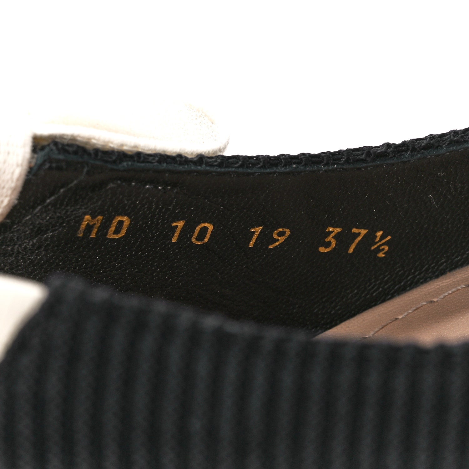 Christian Dior Technical Canvas Ribbon J Adior Slingback 65mm Pumps 37.5 Black 8 of 9