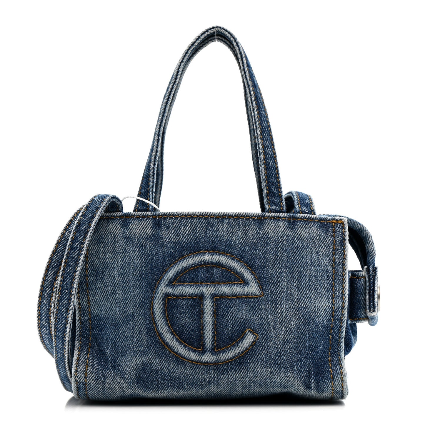 Denim Small Shopping Bag Blue