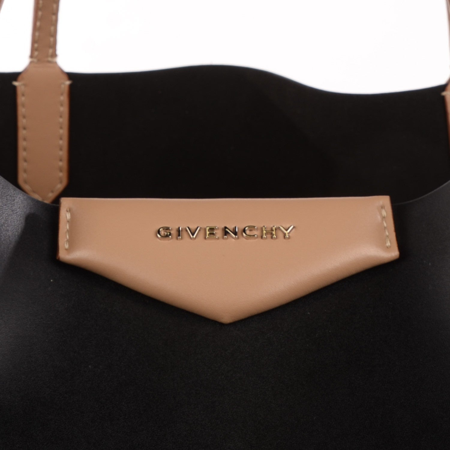 Givenchy Calfskin Large Antigona Tote Black Beige 8 of 10