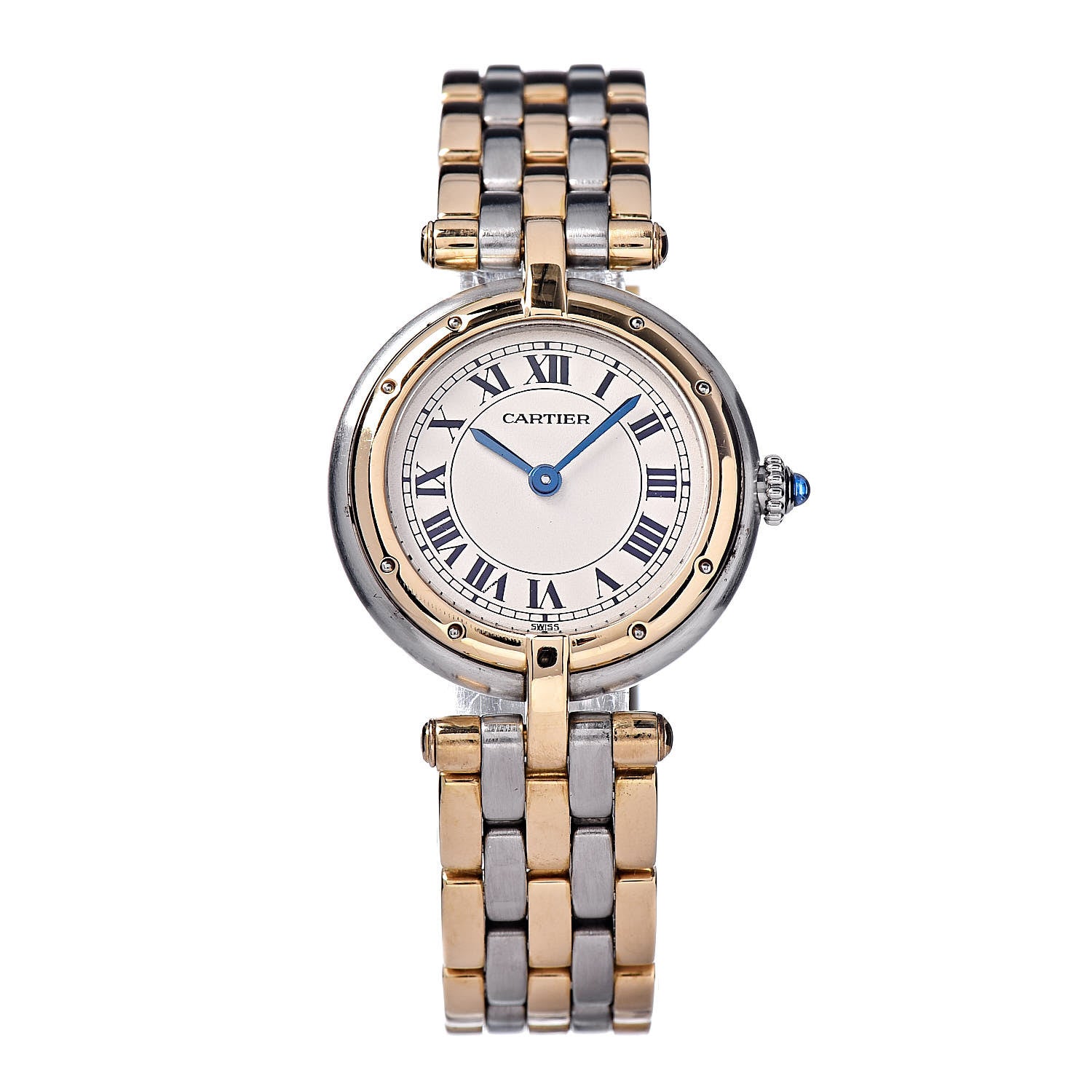 Cartier Stainless Steel 18K Yellow Gold 24mm Panthere Vendome Quartz Watch 1 of 7